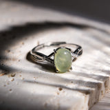 Prehnite Ring - helmsman - crystal