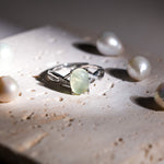 Prehnite Ring - helmsman - crystal