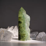 Prehnite Tower - helmsman - crystal