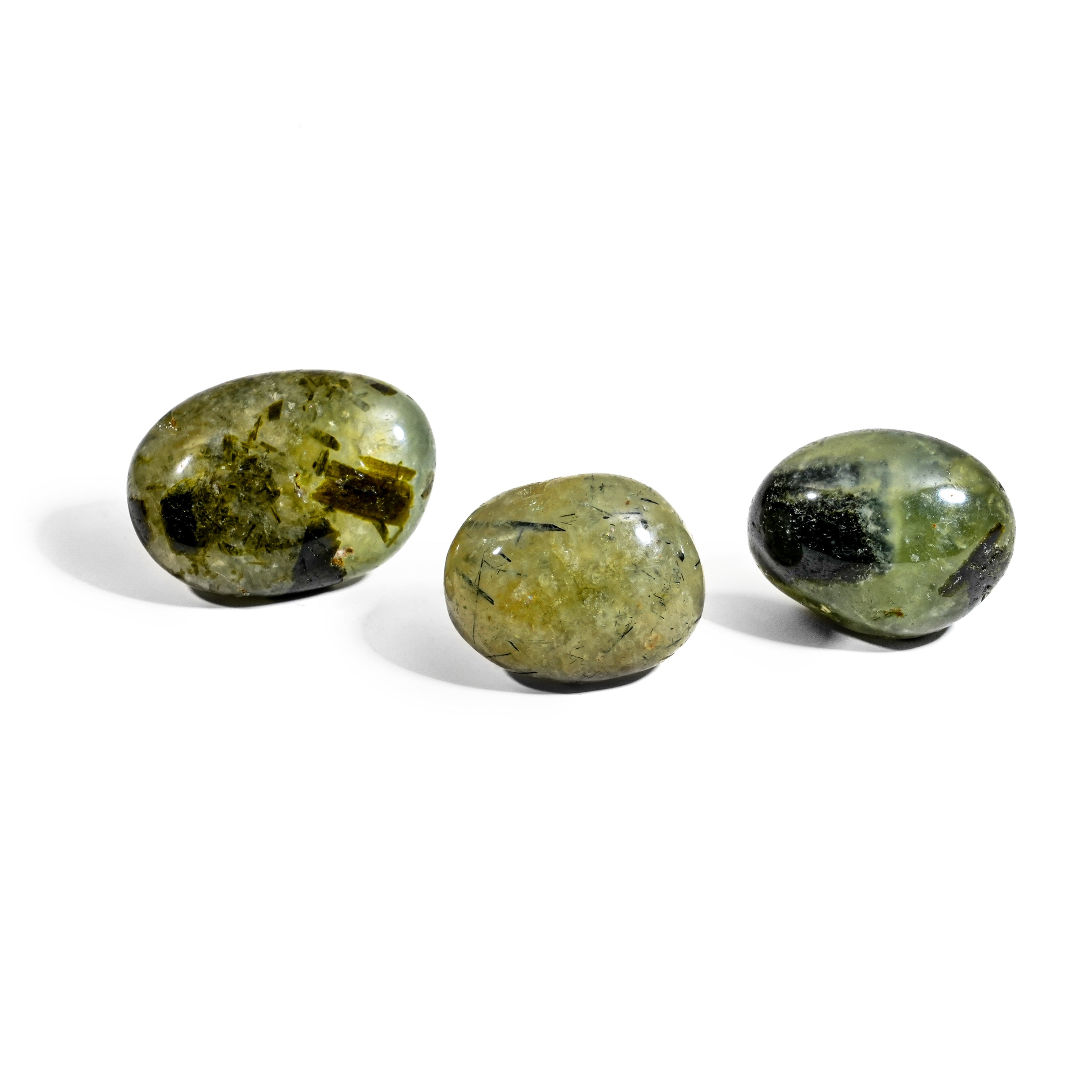 Prehnite Tumbled Stone Set-Helmsman Crystal