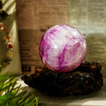 Purple Fluorite Sphere - helmsman - crystal