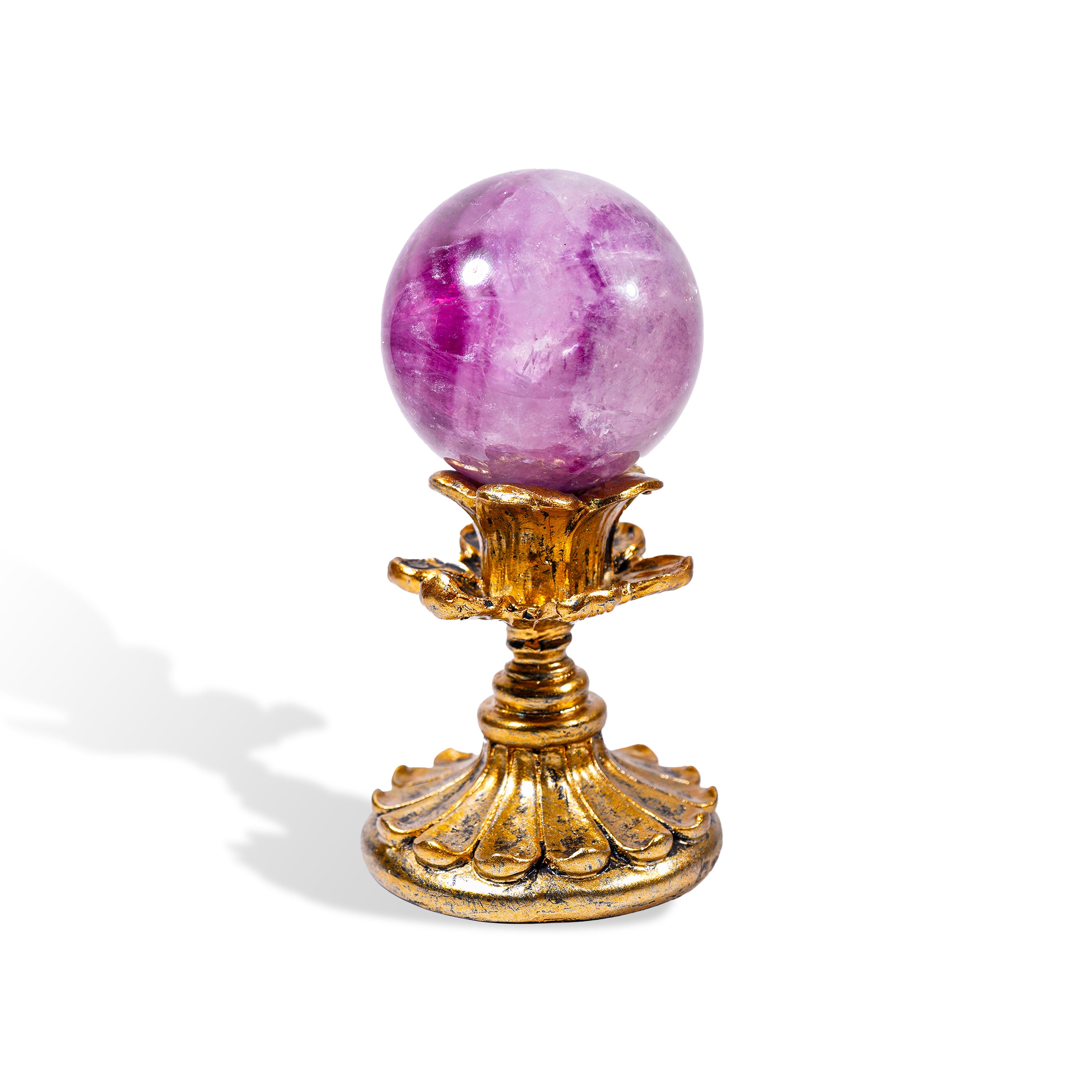 Purple Fluorite Sphere-Helmsman Crystal