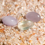 Purple Fluorite Tumbled Stone Set - helmsman - crystal