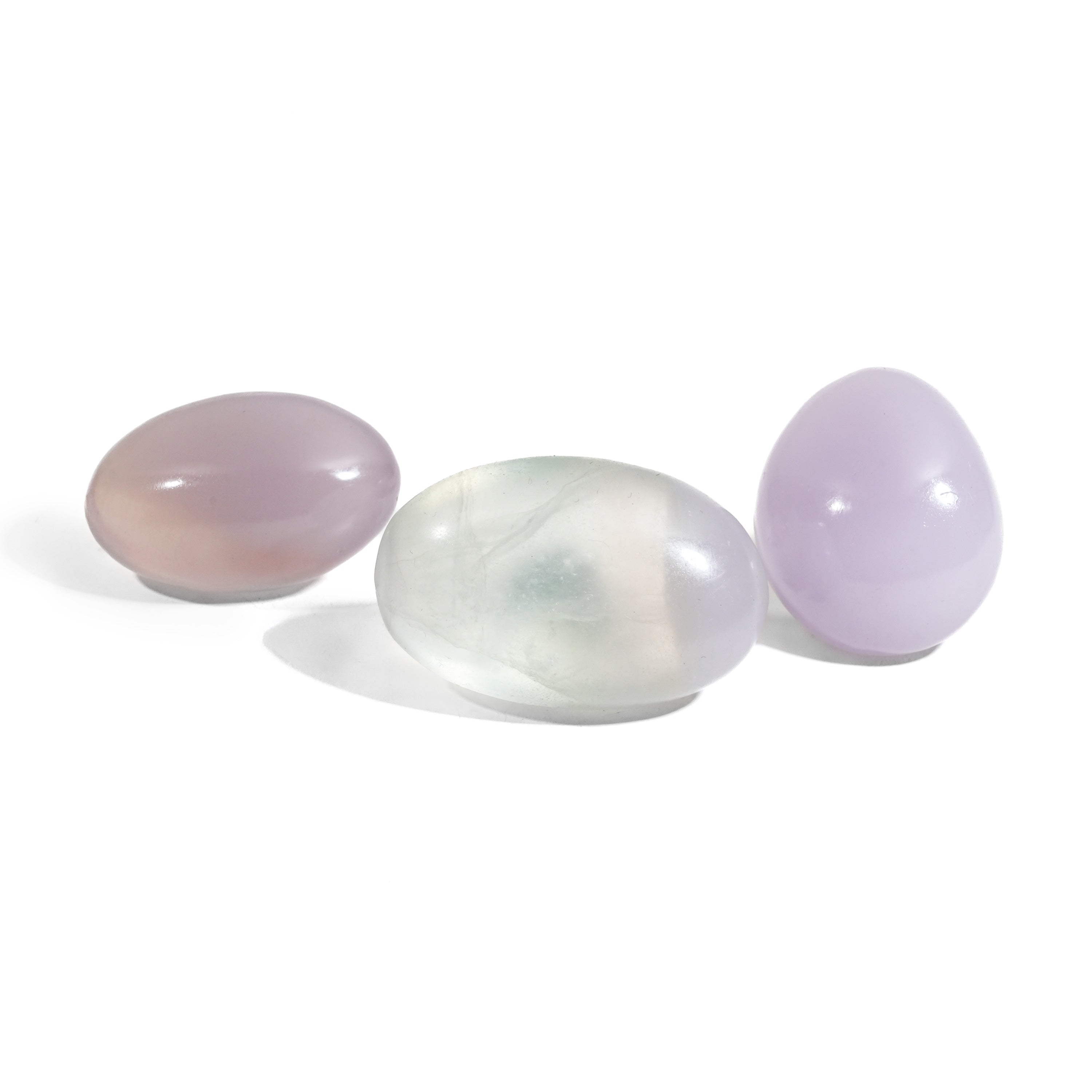 Purple Fluorite Tumbled Stone Set-Helmsman Crystal