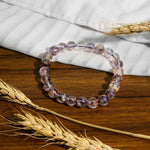 Purple Garden Quartz Bracelet - helmsman - crystal