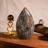 Purple Labradorite Flame Freeform - helmsman - crystal