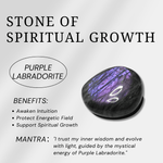 Purple Labradorite Tower - helmsman - crystal