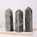 Purple Labradorite Tower - helmsman - crystal
