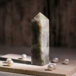 Purple Labradorite Tower-Helmsman Crystal