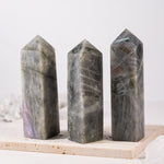 Purple Labradorite Tower-Helmsman Crystal