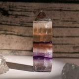 Rainbow Fluorite Tower - helmsman - crystal