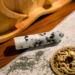 Rainbow Moon Stone Point - helmsman - crystal