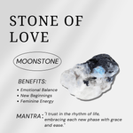 Rainbow Moon Stone Point - helmsman - crystal