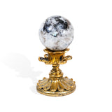Rainbow Moonstone Sphere - helmsman - crystal