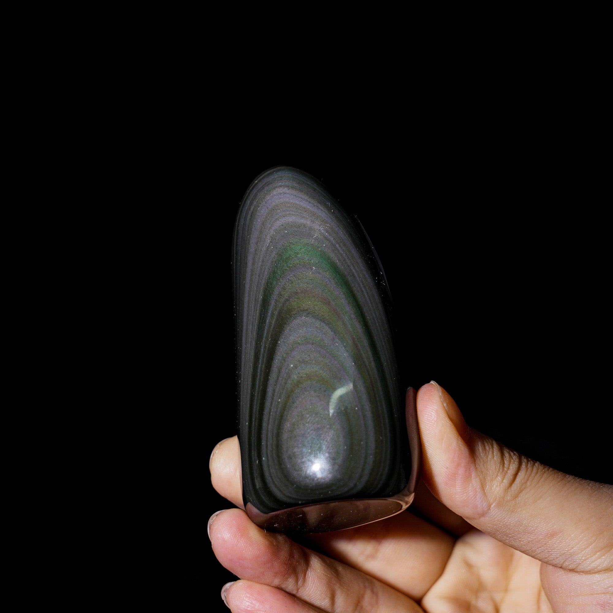 Rainbow Obsidian Freeform - helmsman - crystal