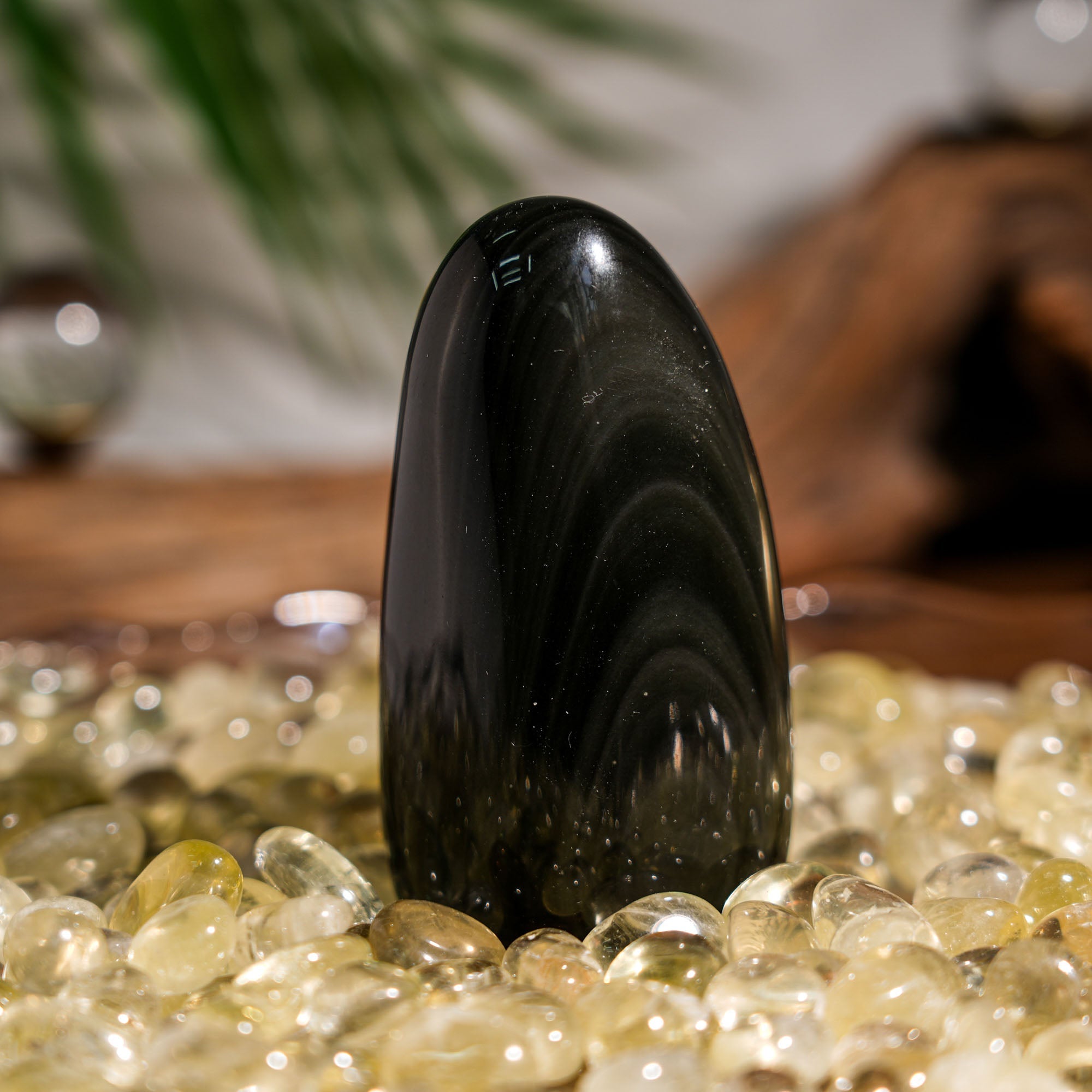Rainbow Obsidian Freeform - helmsman - crystal