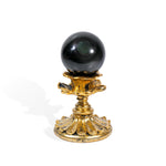 Rainbow Obsidian Sphere - helmsman - crystal