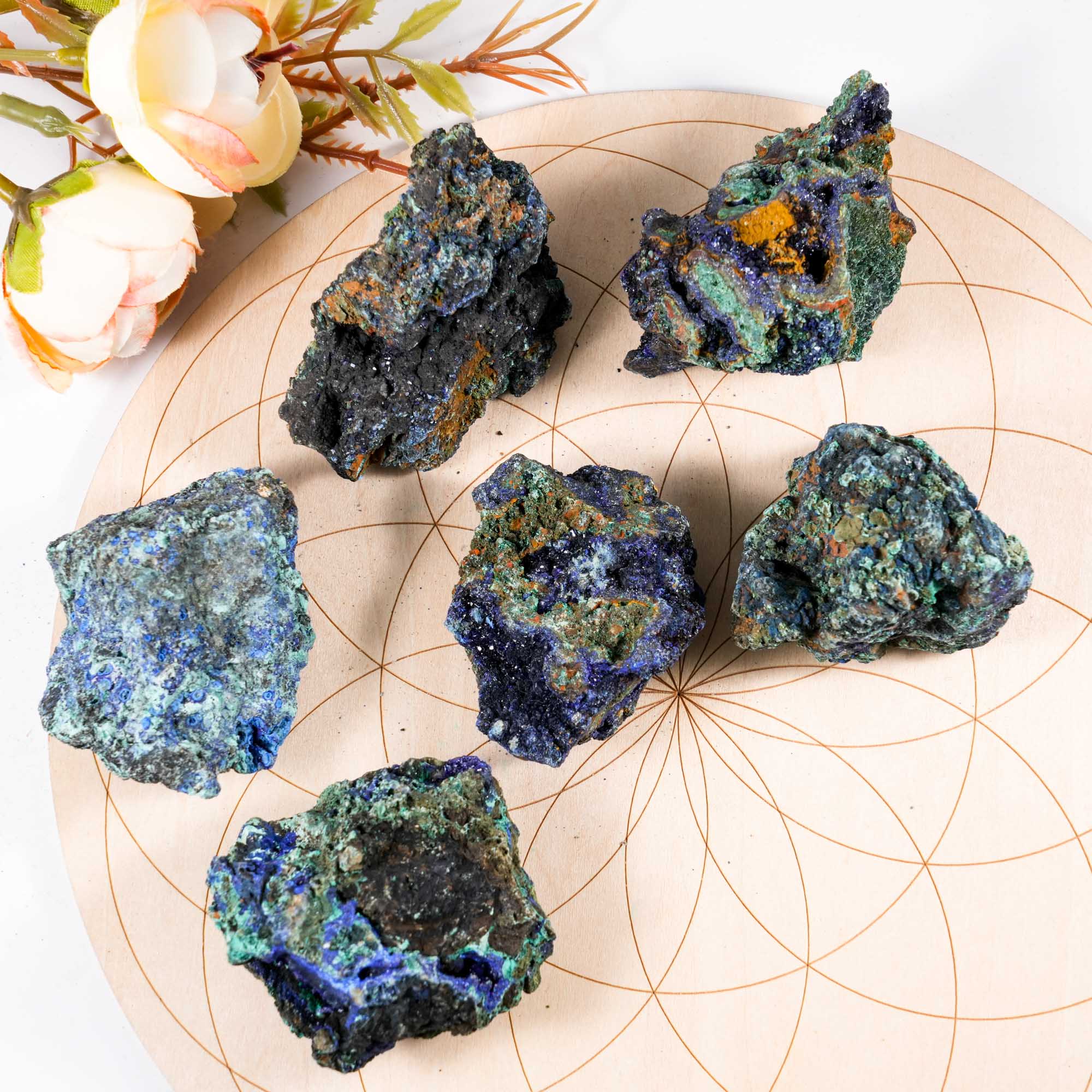 Raw Azurite - helmsman - crystal