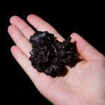 Raw Black Carbonado - helmsman - crystal