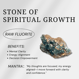 Raw Fluorite Root Tower - helmsman - crystal