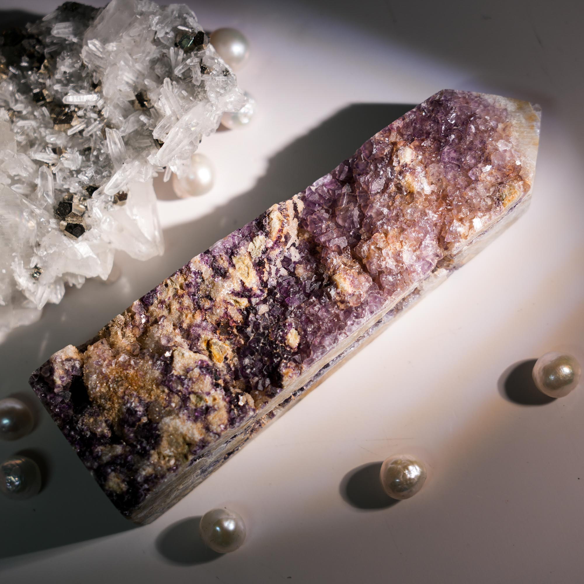 Raw Fluorite Root Tower - helmsman - crystal