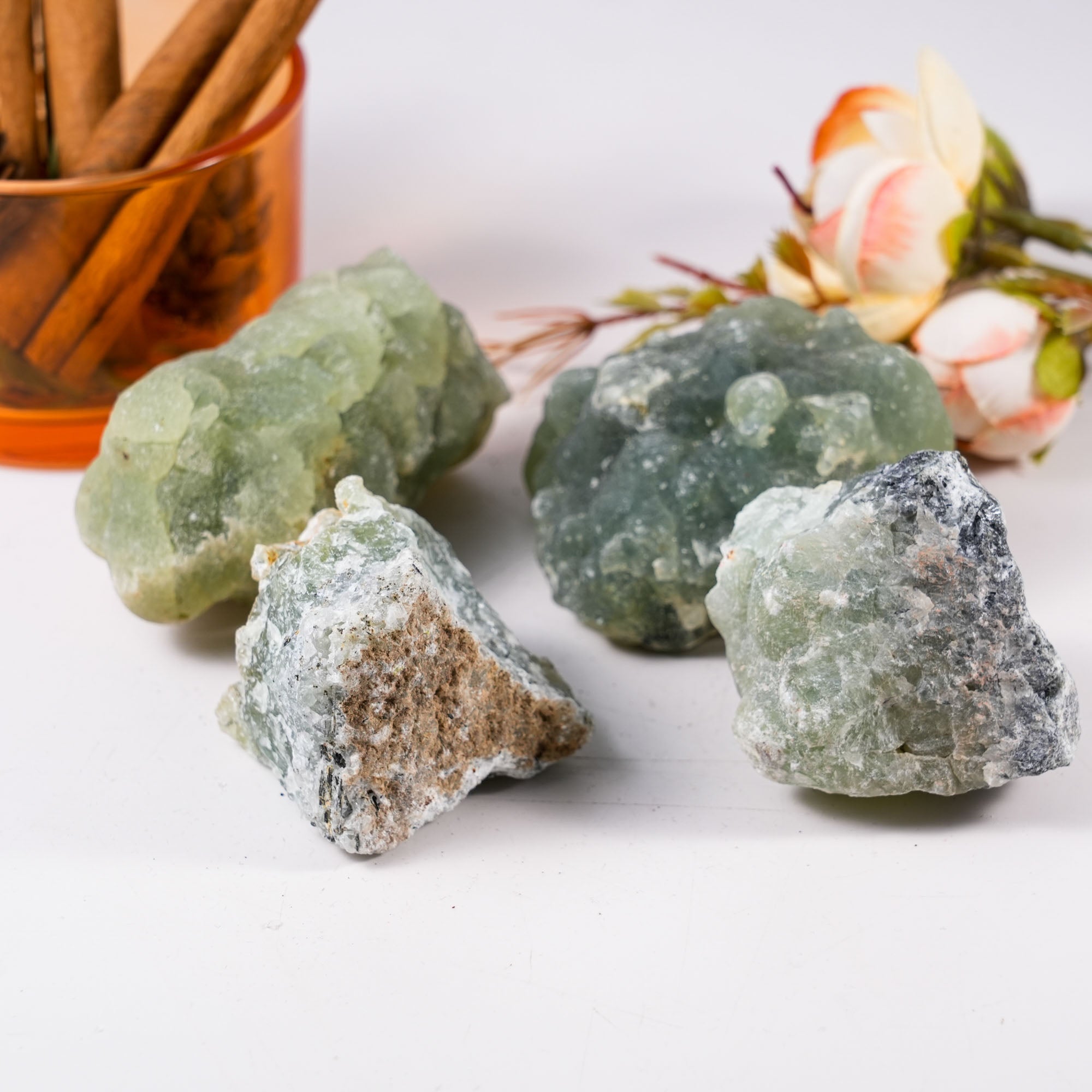Raw Prehnite - helmsman - crystal