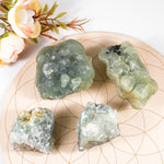 Raw Prehnite - helmsman - crystal