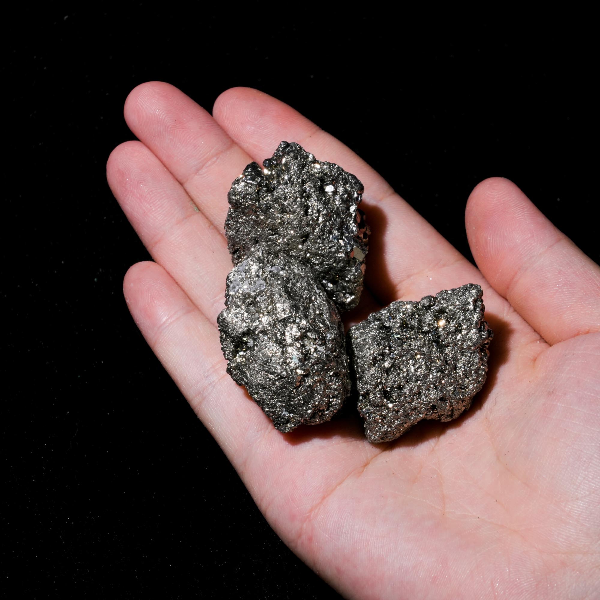 Raw Pyrite - helmsman - crystal