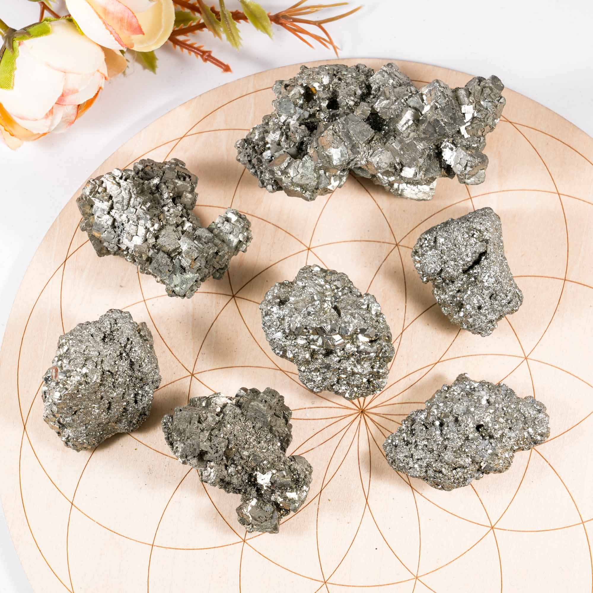 Raw Pyrite - helmsman - crystal