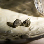 Raw Pyrite Earrings - helmsman - crystal