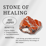 Red Jasper Crystal Point - helmsman - crystal
