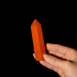 Red Jasper Crystal Point - helmsman - crystal