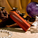Red Jasper Crystal Point - helmsman - crystal