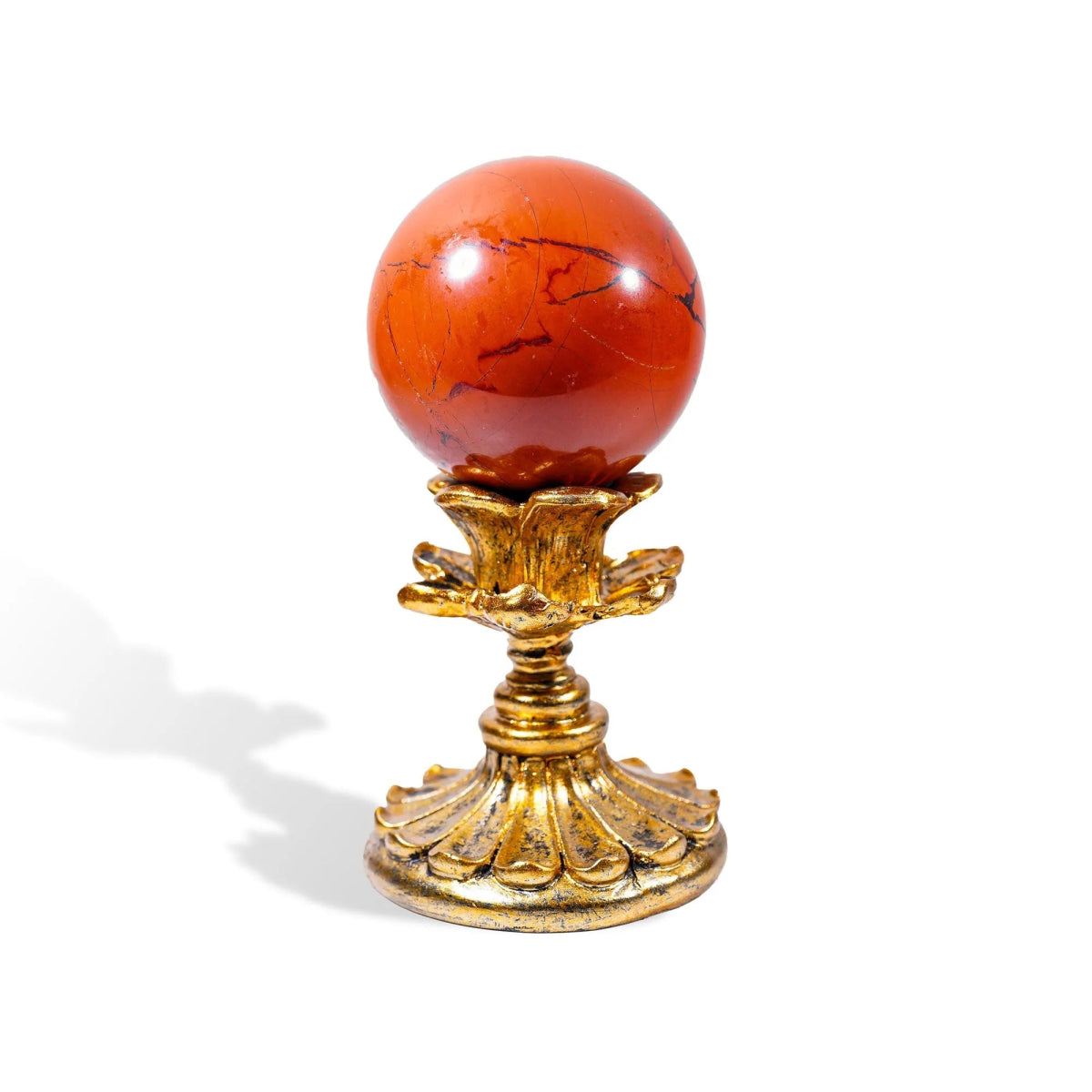 Red Jasper Sphere - helmsman - crystal