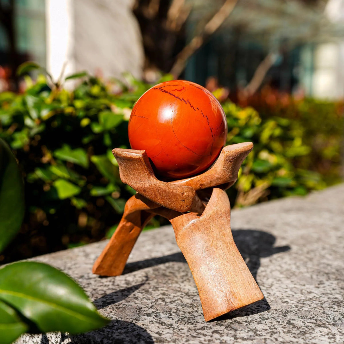 Red Jasper Sphere - helmsman - crystal