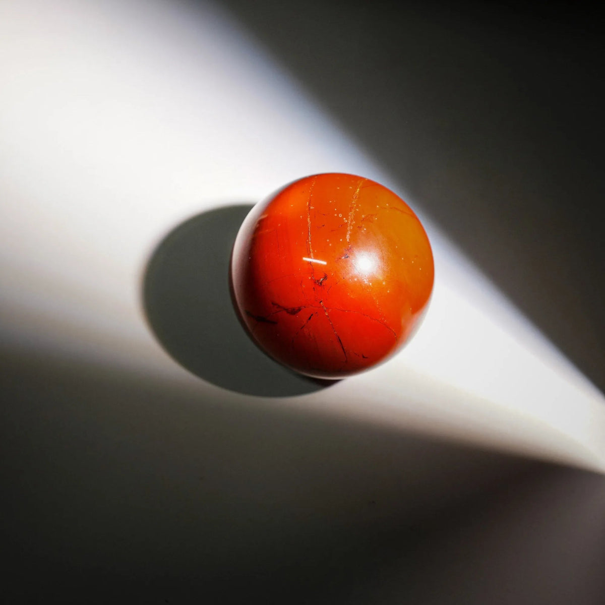 Red Jasper Sphere - helmsman - crystal