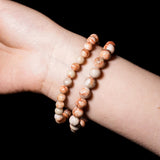 Red Network Stone Bracelet - helmsman - crystal