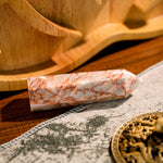 Red Network Stone Point - helmsman - crystal