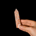 Red Network Stone Point-Helmsman Crystal