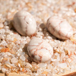 Red Network Tumbled Stone Set - helmsman - crystal