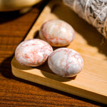 Red Network Tumbled Stone Set - helmsman - crystal