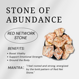 Red Network Tumbled Stone Set-Helmsman Crystal