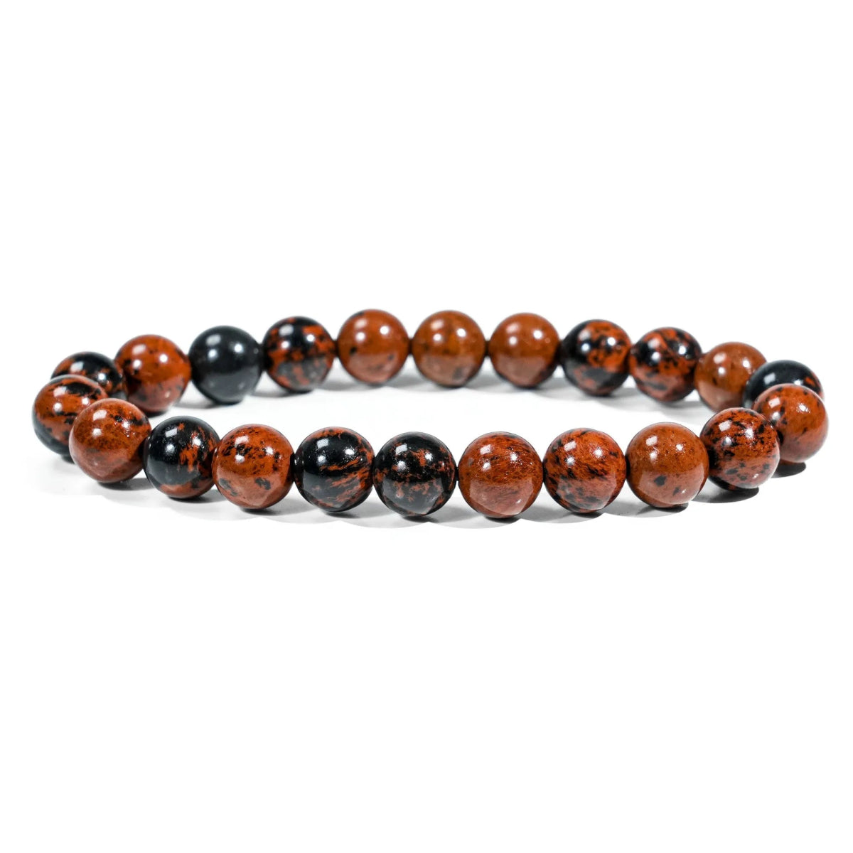 Red Obsidian Crystal Bracelet - helmsman - crystal