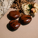 Red Obsidian Mini Heart Set-Helmsman Crystal