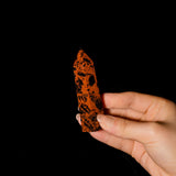 Red Obsidian Point - helmsman - crystal