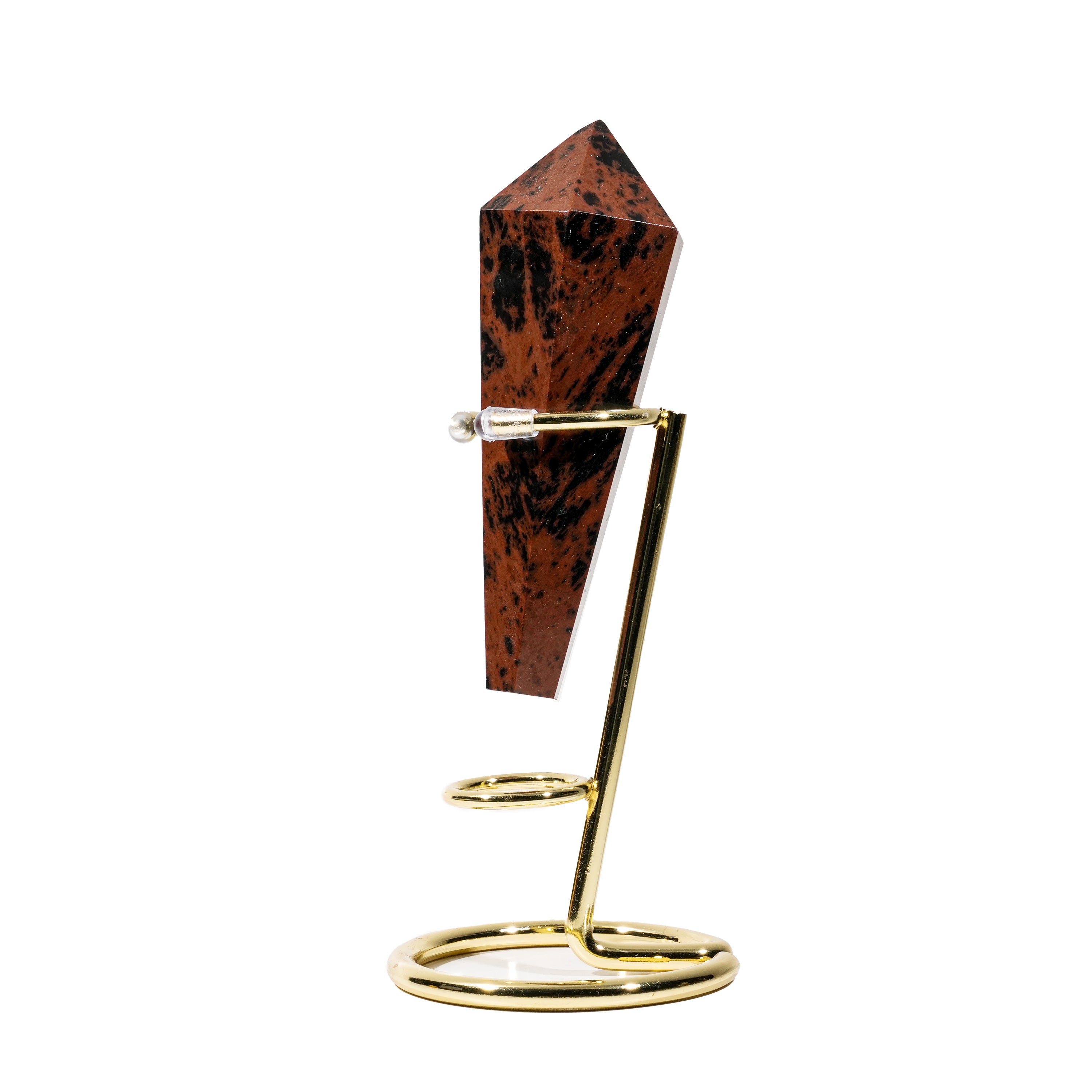 Red Obsidian Wand Ornament-Helmsman Crystal