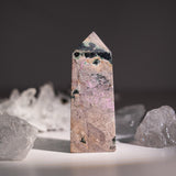 Rhodonite Tower - helmsman - crystal