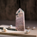 Rhodonite Tower - helmsman - crystal