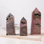 Rhodonite Tower - helmsman - crystal