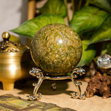 Rhyolite Sphere - helmsman - crystal